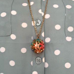 Flower Globe Necklace 💐